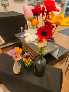 Workshop bloem van gevilte wol