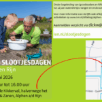Jeugdactiviteit: Slootjesdag (4 t/m 12 jaar)